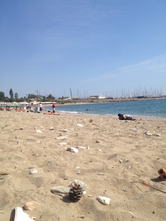 Bezpłatna plaża w okolicach Aten